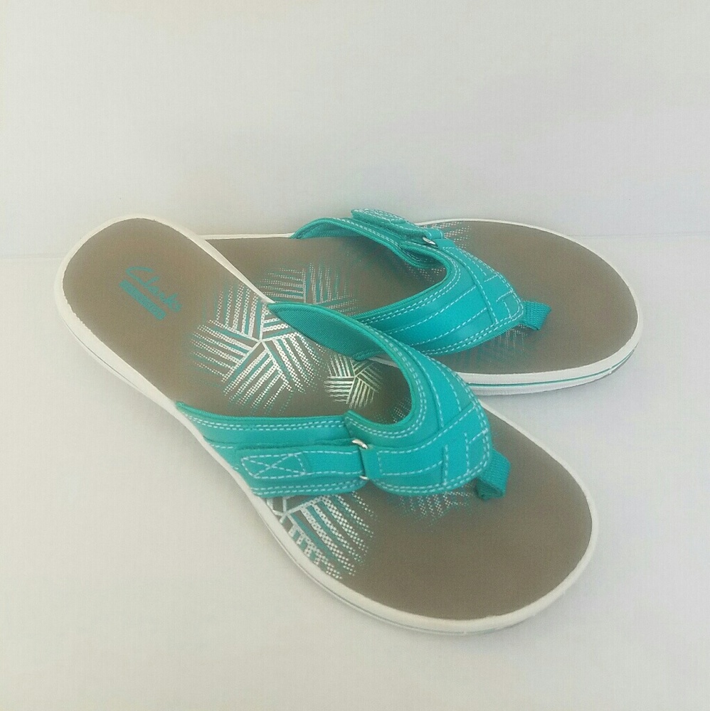 Clarks Womens Breeze Sea Flip Flop Sandals